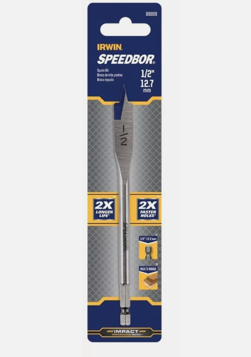 Irwin BIT 1/2" 2X " SPEEDBOR SUPREME™