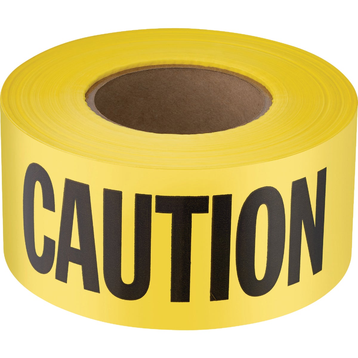 Empire Level Safety Barricade Tape, 3 in W x 1000 ft L, Caution, Yellow/Black